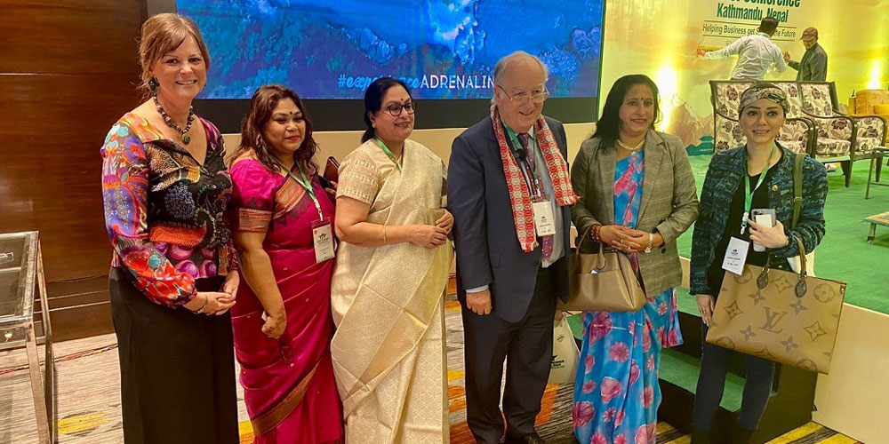 CACCI President with Australian Ambassador in Kathmandu