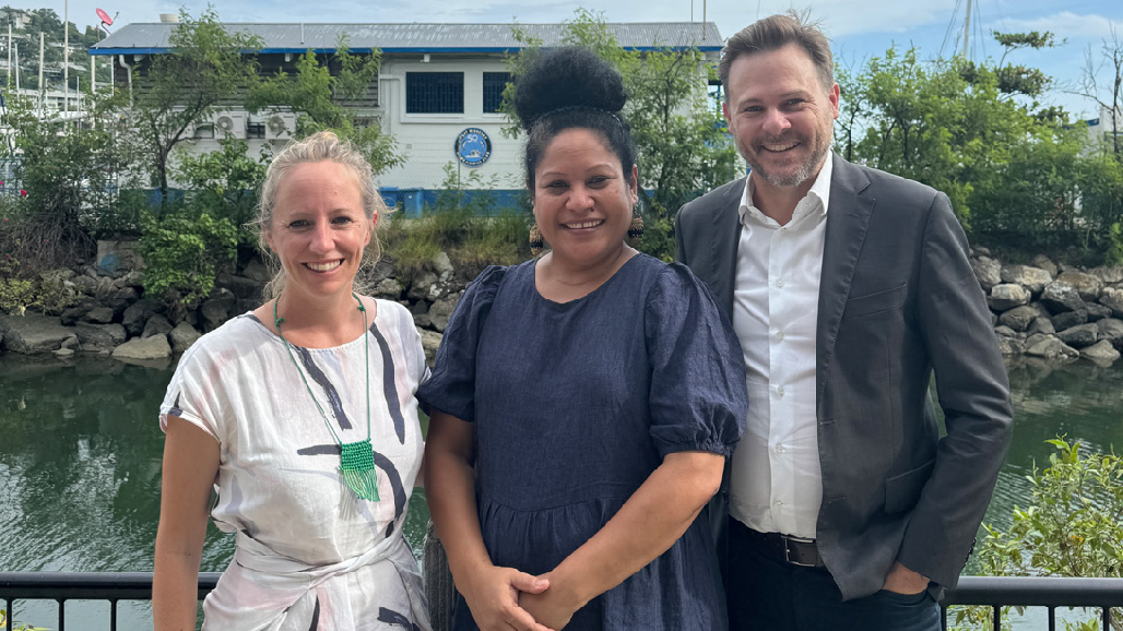CACCI Chief of Staff visits YEGAP’s Vani Nades in Port Moresby