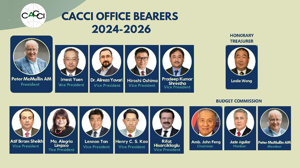 New CACCI Officers elected for 2024-2026