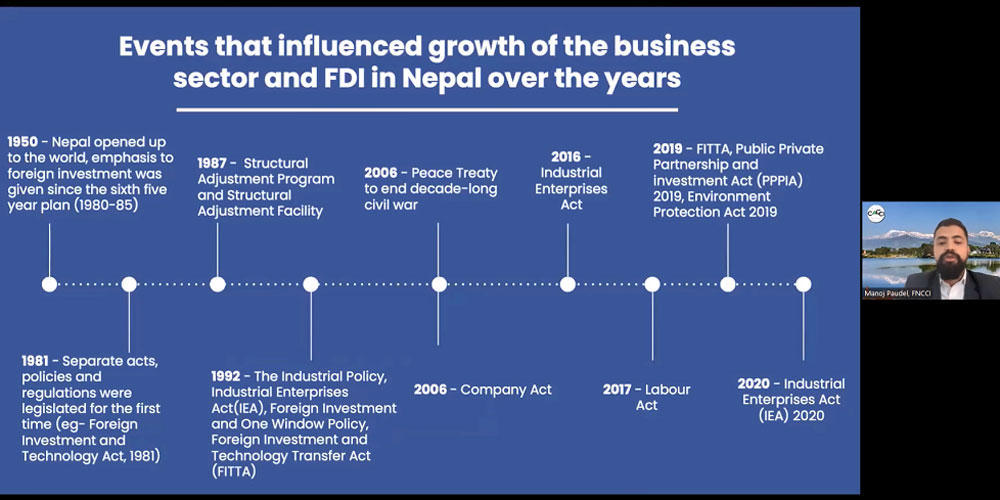 Successful Nepal Business Outlook webinar held on 24 March 2023