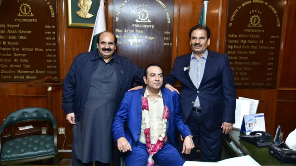 Newly-elected FPCCI president, colleagues assume office