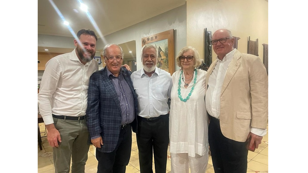 CACCI VP Peter McMullin call on former President Xanana Gusmao