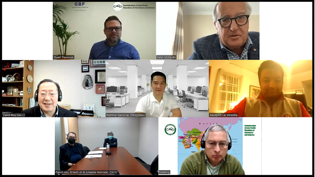 CACCI President Meets with YEGAP Officers
