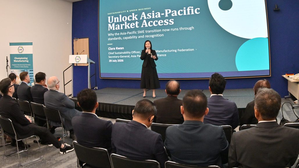Clara Kwan from SMF presents Sustainability & Green Business for Asia-Asia Pacific