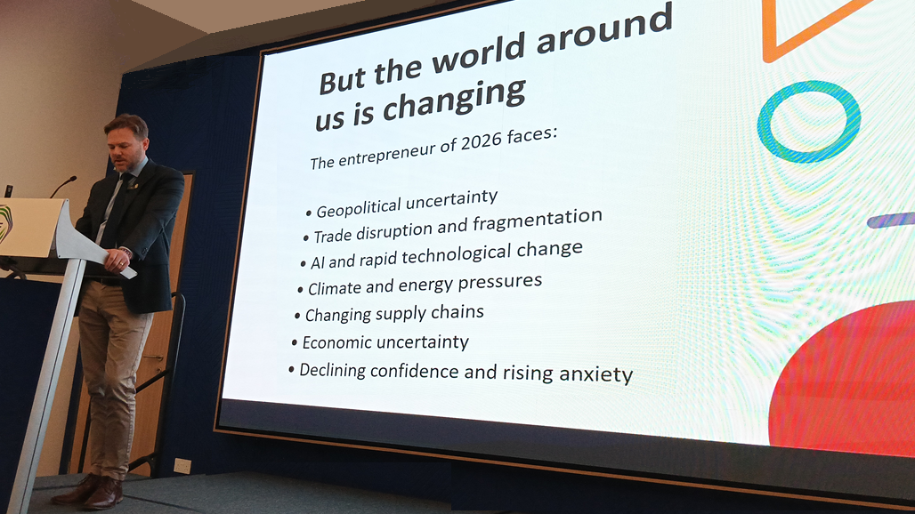 CACCI VP Thomson presents Entrepreneurship & Innovation in Singapore