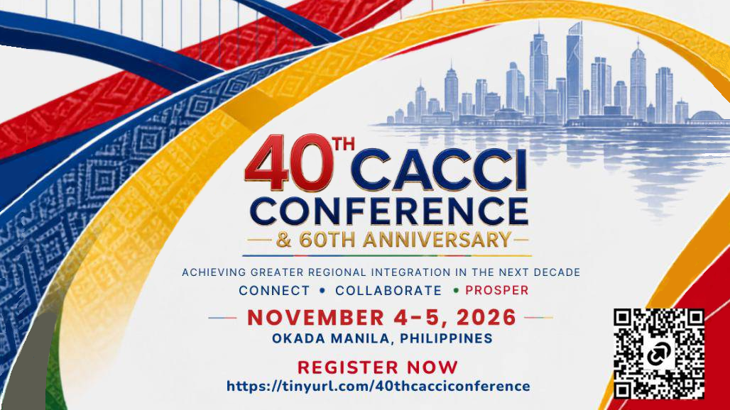 Register for the 40th CACCI Conference in Manila on 4-5 November 2026